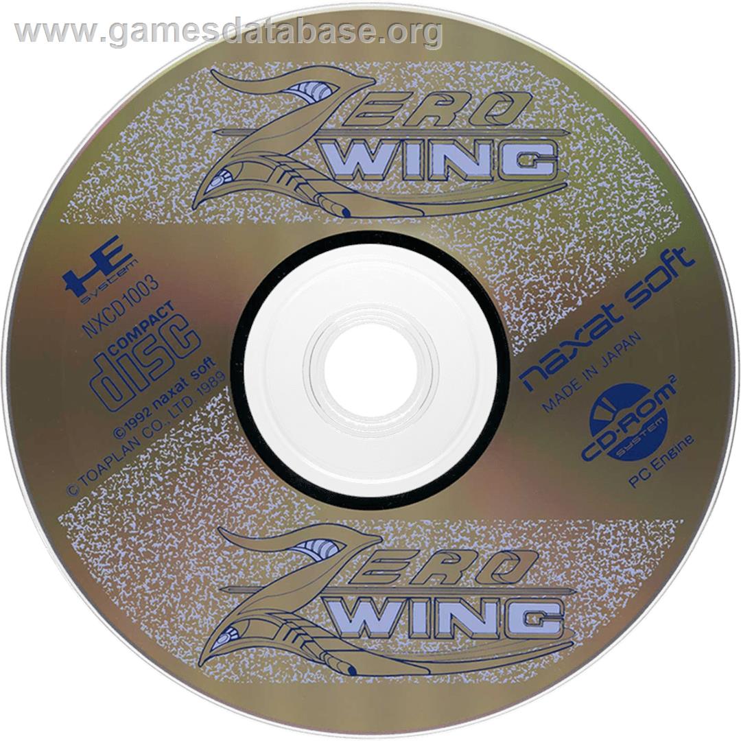 Zero Wing - NEC TurboGrafx CD - Artwork - Cartridge