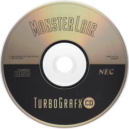 Artwork on the Disc for Wonder Boy III - Monster Lair on the NEC TurboGrafx CD.