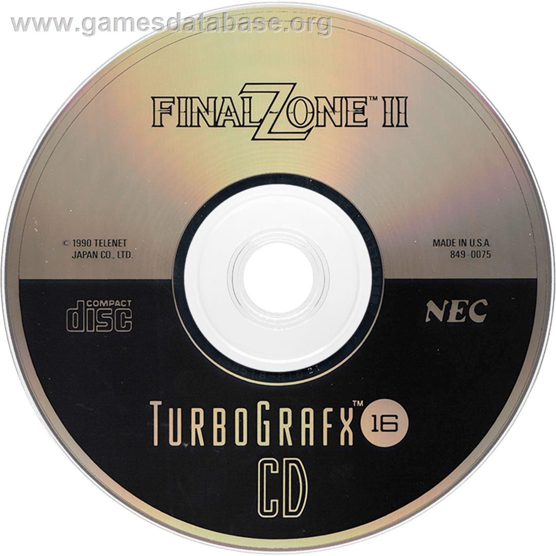 Final Zone 2 - NEC TurboGrafx CD - Artwork - Disc