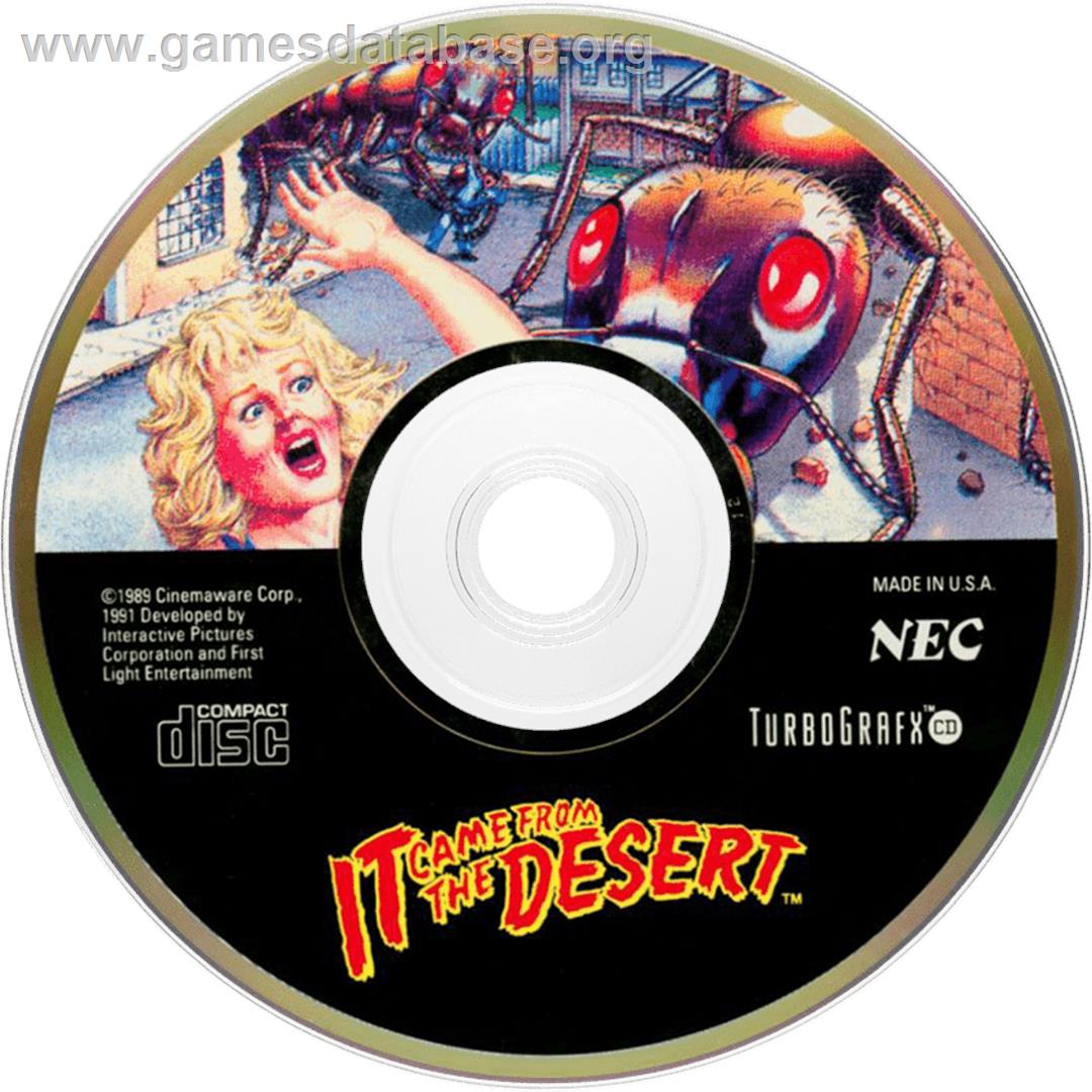 It Came from the Desert - NEC TurboGrafx CD - Artwork - Disc