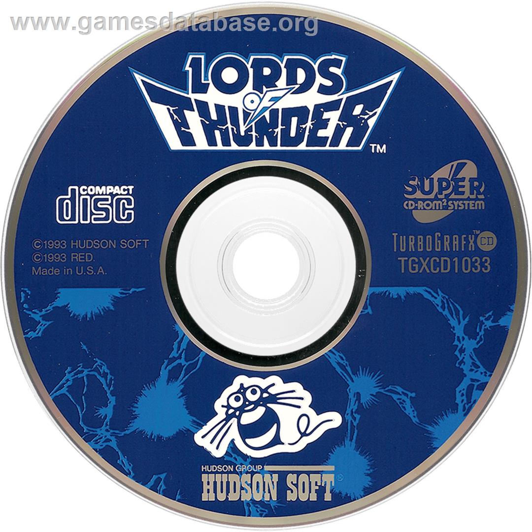 Lords of Thunder - NEC TurboGrafx CD - Artwork - Disc