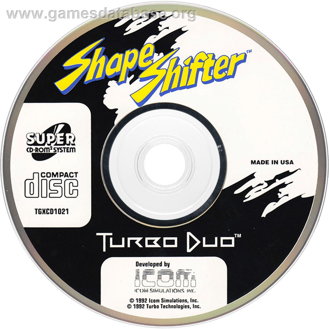 Shape Shifter - NEC TurboGrafx CD - Artwork - Disc