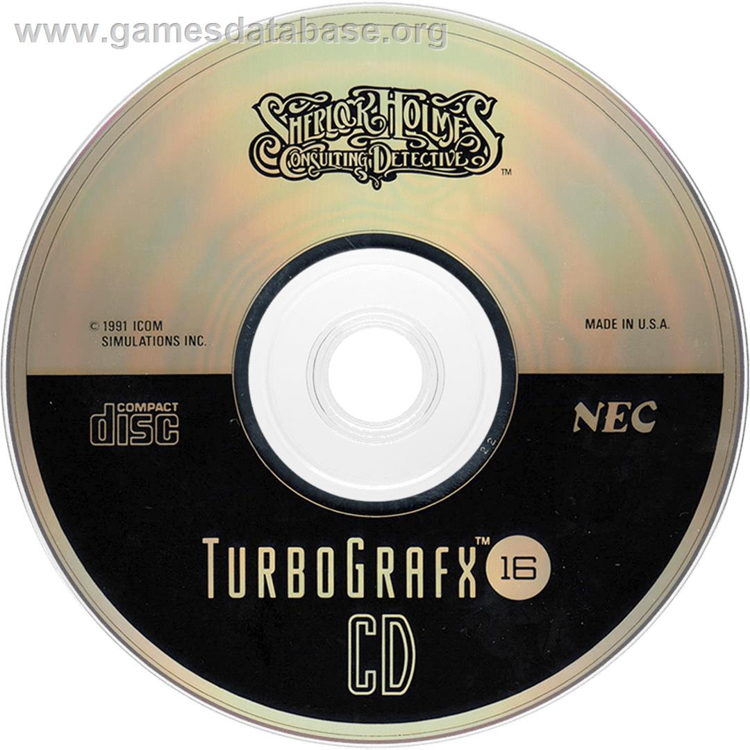 Sherlock Holmes: Consulting Detective - NEC TurboGrafx CD - Artwork - Disc