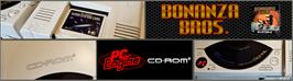Arcade Cabinet Marquee for Bonanza Bros..