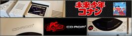 Arcade Cabinet Marquee for Mirai Shounen Conan.