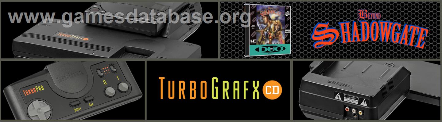 Beyond Shadowgate - NEC TurboGrafx CD - Artwork - Marquee