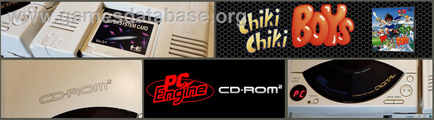 Chiki Chiki Boys - NEC TurboGrafx CD - Artwork - Marquee