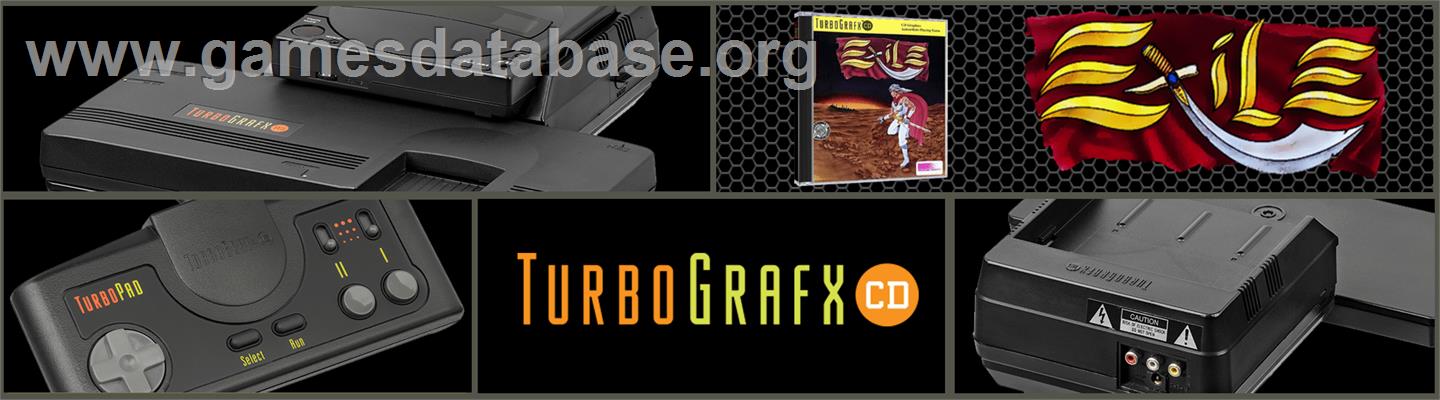 Exile - NEC TurboGrafx CD - Artwork - Marquee