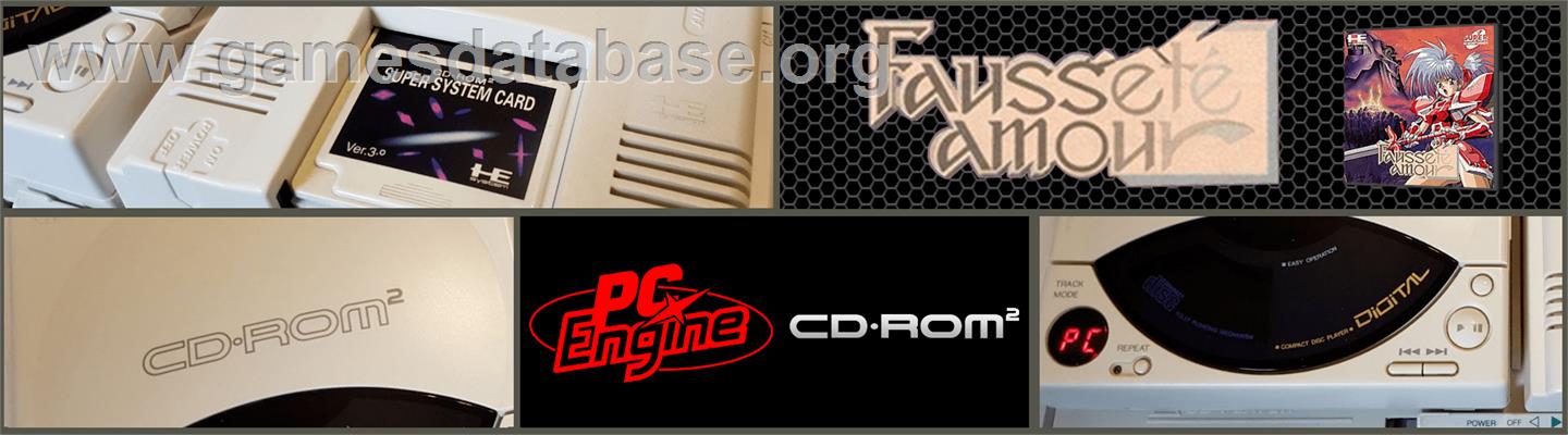 Fausseté Amour - NEC TurboGrafx CD - Artwork - Marquee