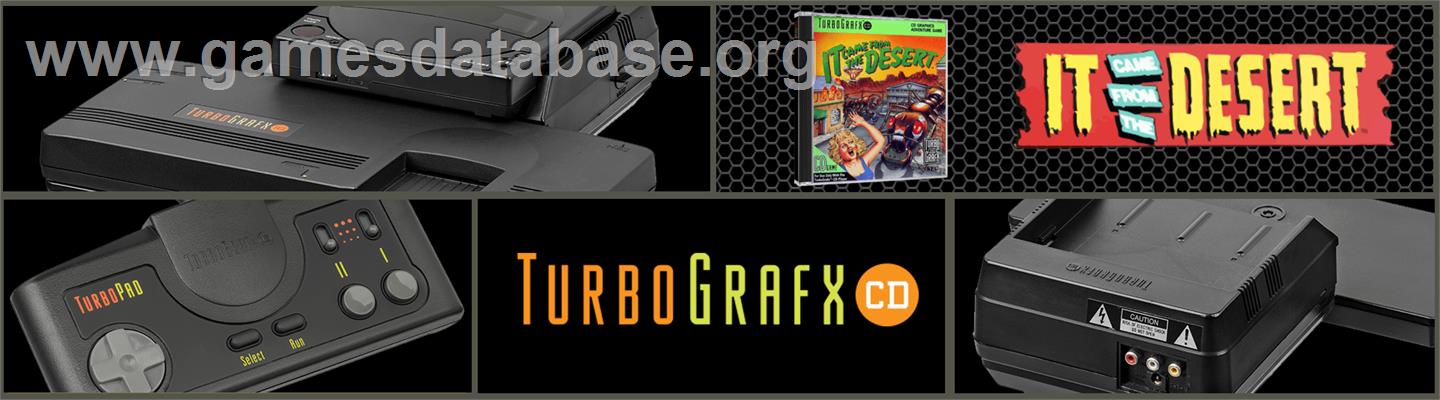It Came From The Desert - NEC TurboGrafx CD - Artwork - Marquee