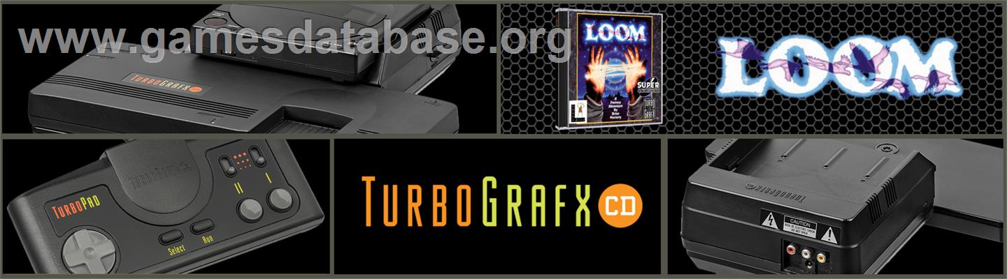 Loom - NEC TurboGrafx CD - Artwork - Marquee
