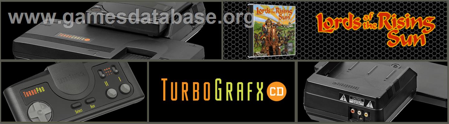 Lords Of The Rising Sun - NEC TurboGrafx CD - Artwork - Marquee