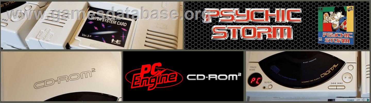 Psychic Storm - NEC TurboGrafx CD - Artwork - Marquee