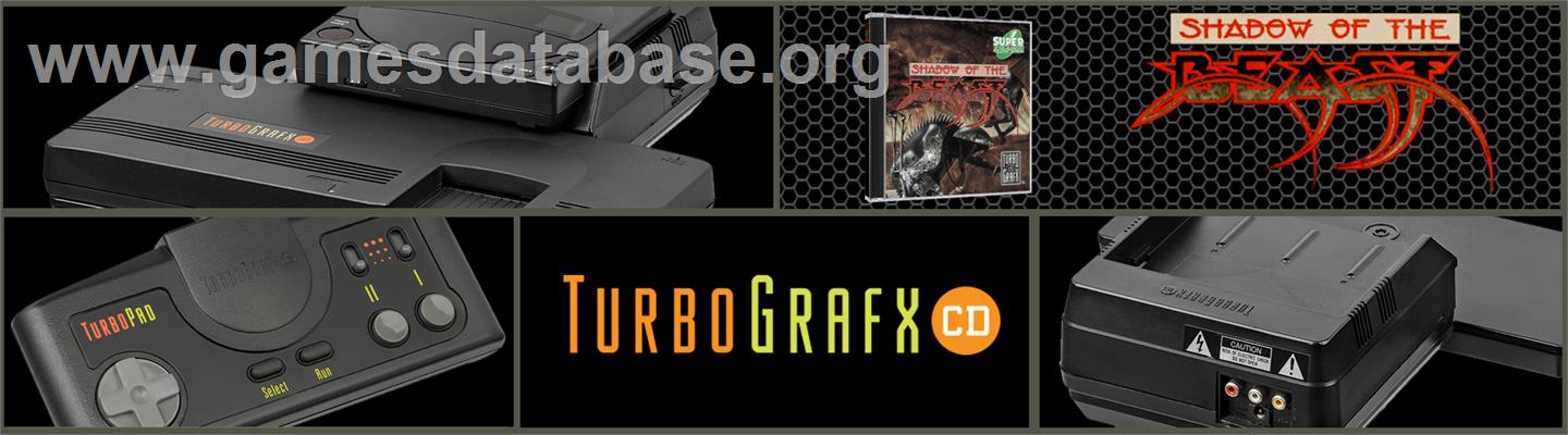 Shadow of the Beast - NEC TurboGrafx CD - Artwork - Marquee