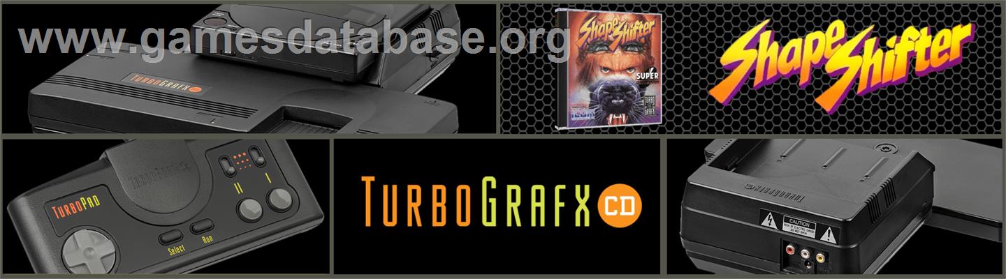 Shape Shifter - NEC TurboGrafx CD - Artwork - Marquee