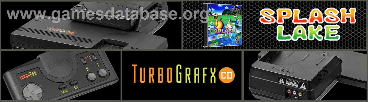 Splash Lake - NEC TurboGrafx CD - Artwork - Marquee