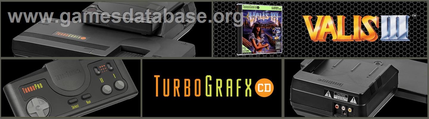 Valis 3 - NEC TurboGrafx CD - Artwork - Marquee