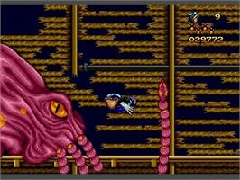 In game image of Camp California on the NEC TurboGrafx CD.