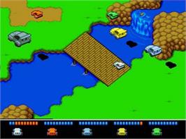 In game image of Dekoboko Densetsu - Hashiru Wagamanmaa on the NEC TurboGrafx CD.