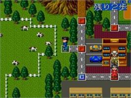 In game image of Police Connection on the NEC TurboGrafx CD.