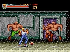 In game image of Riot Zone on the NEC TurboGrafx CD.