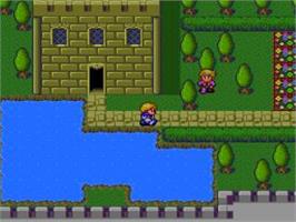 In game image of Star Breaker on the NEC TurboGrafx CD.