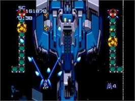 In game image of Summer Carnival '93 - Nexzr Special on the NEC TurboGrafx CD.