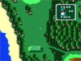 In game image of Super Albatross on the NEC TurboGrafx CD.