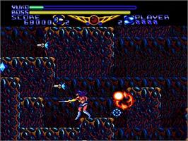 In game image of Valis 2 on the NEC TurboGrafx CD.