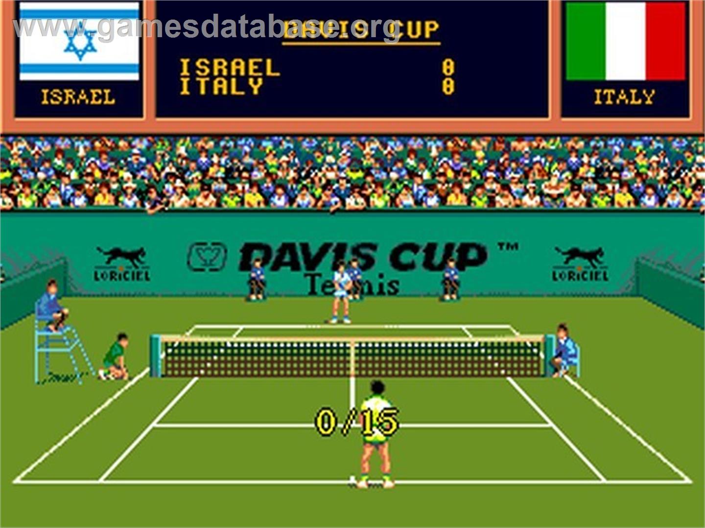 Davis Cup Tennis, The - NEC TurboGrafx CD - Artwork - In Game