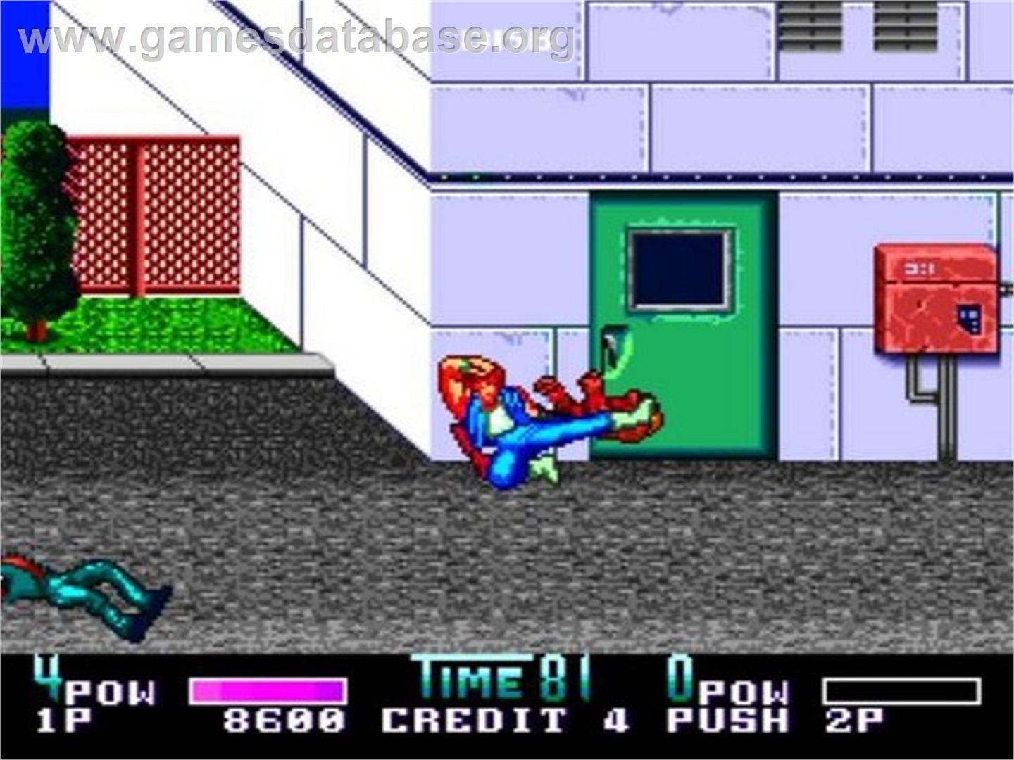 Double Dragon 2 - The Revenge - NEC TurboGrafx CD - Artwork - In Game