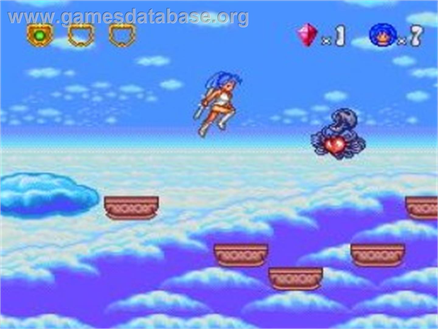 Fausseté Amour - NEC TurboGrafx CD - Artwork - In Game