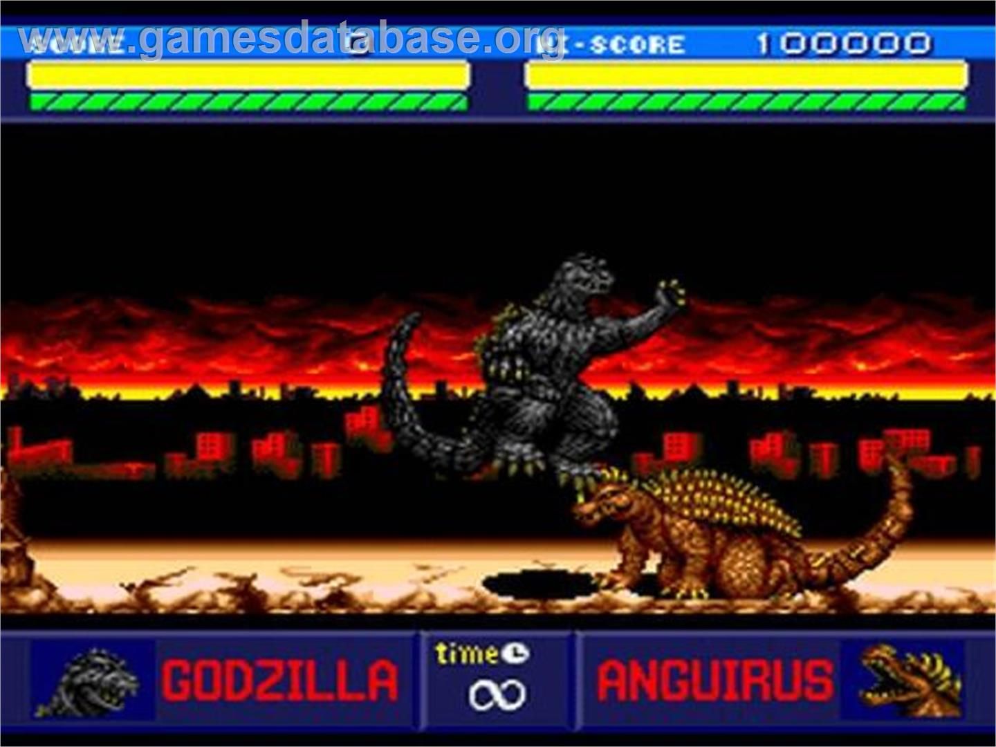 Godzilla - NEC TurboGrafx CD - Artwork - In Game