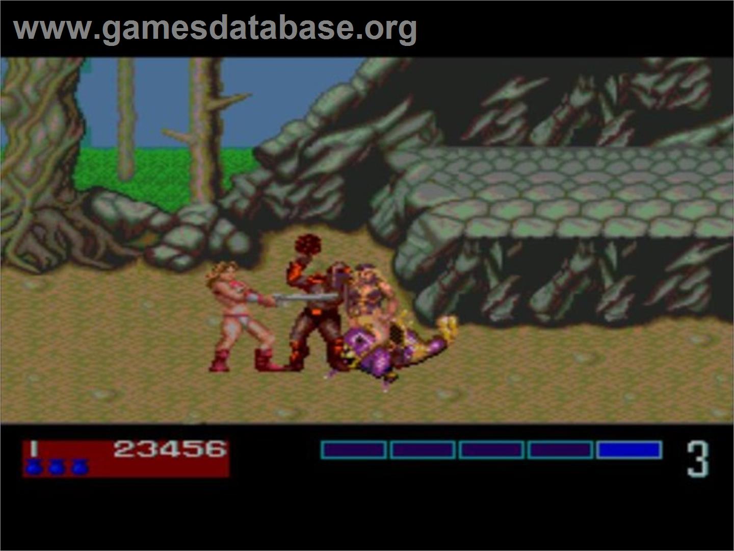Golden Axe - NEC TurboGrafx CD - Artwork - In Game