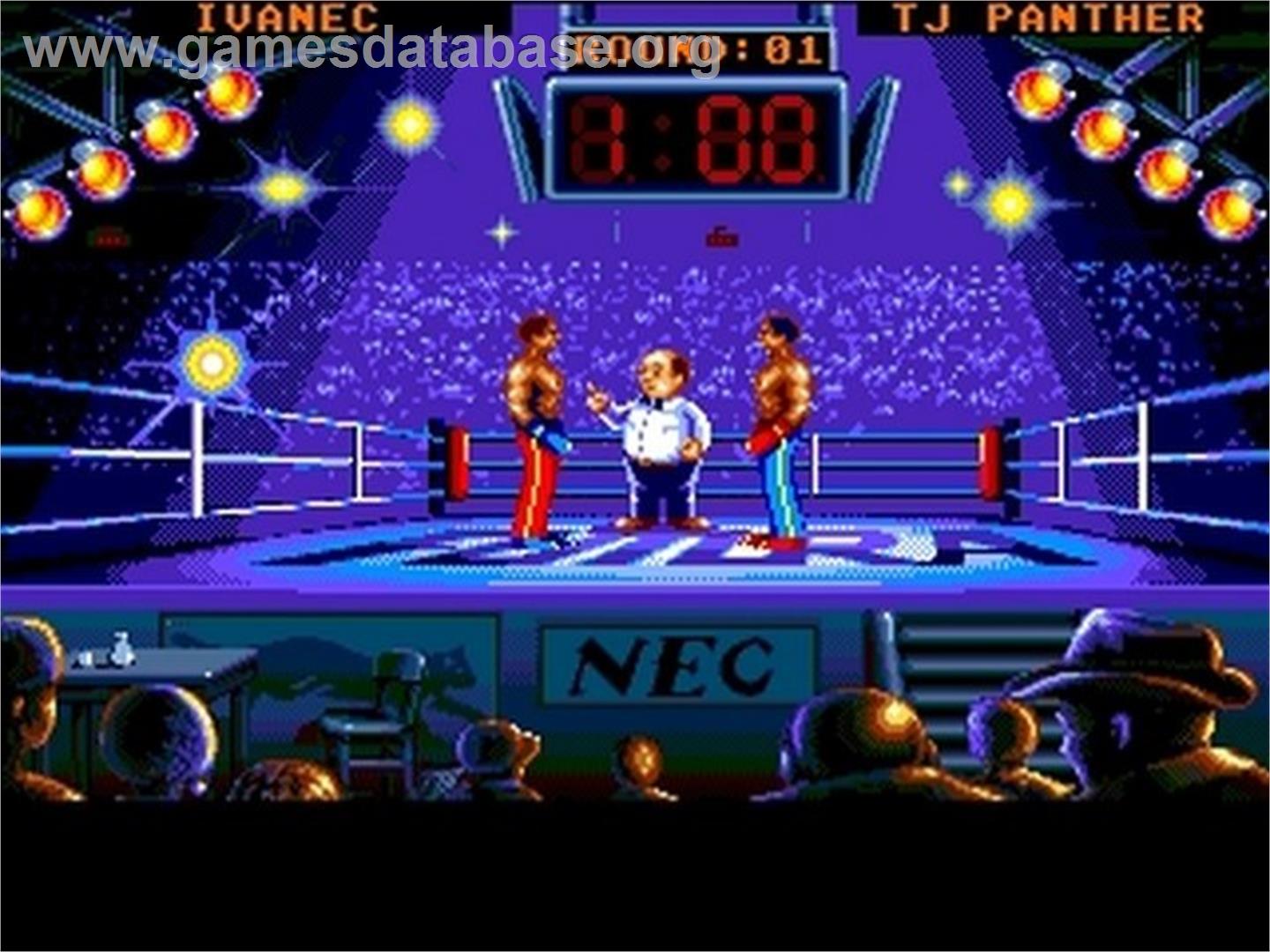 Kick Boxing, The - NEC TurboGrafx CD - Artwork - In Game