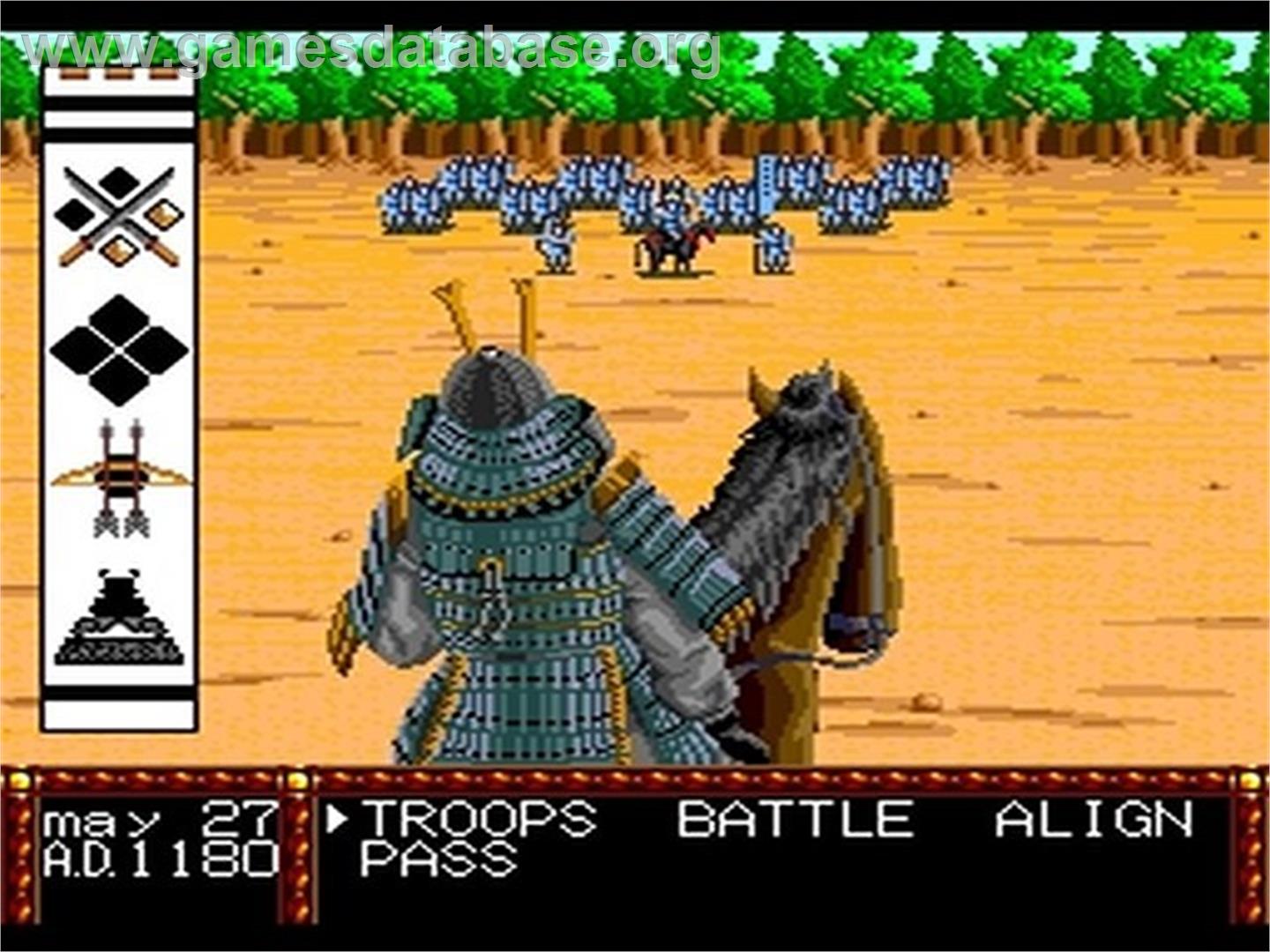 Lords Of The Rising Sun - NEC TurboGrafx CD - Artwork - In Game