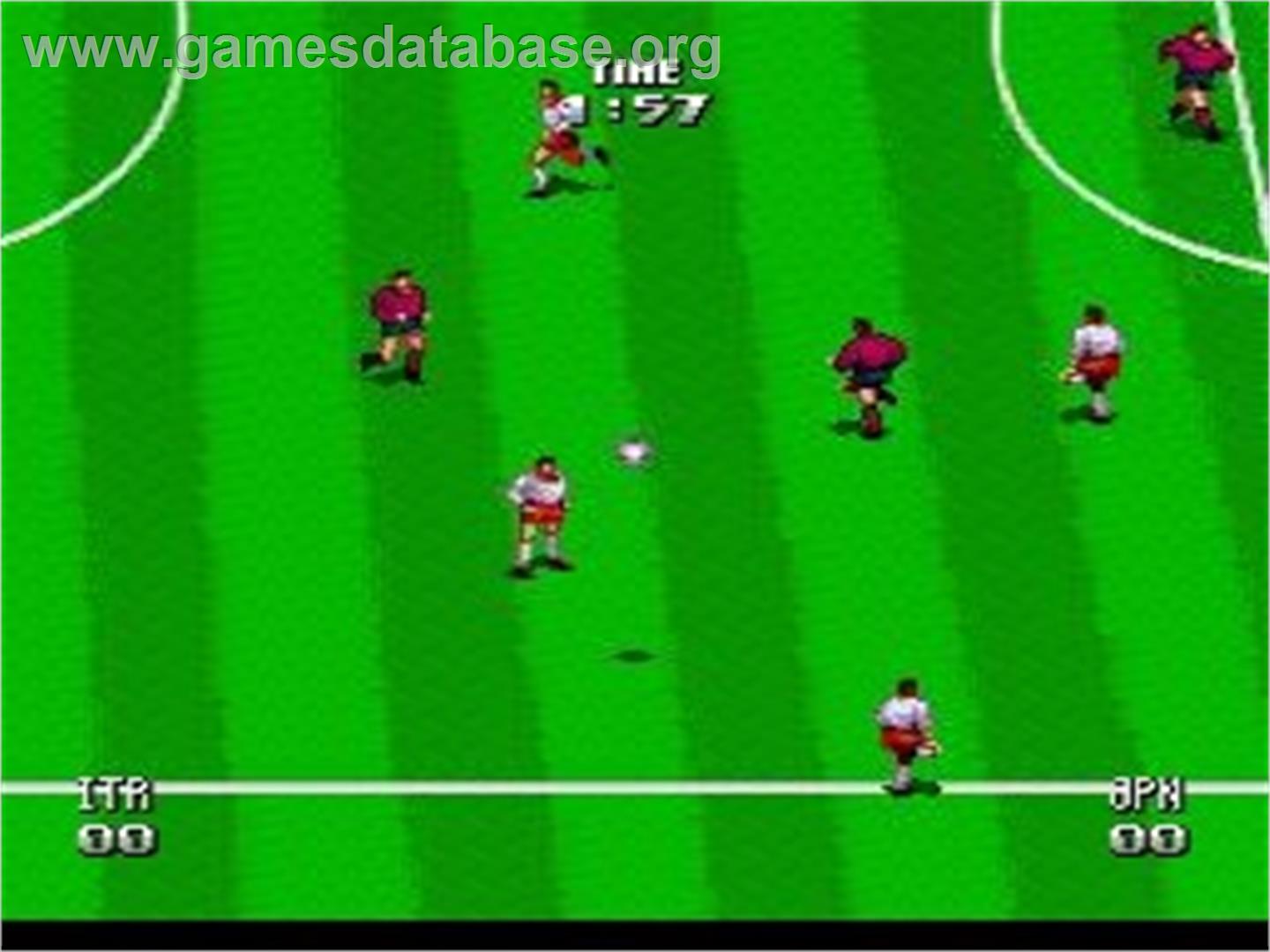 Tecmo World Cup Super Soccer - NEC TurboGrafx CD - Artwork - In Game