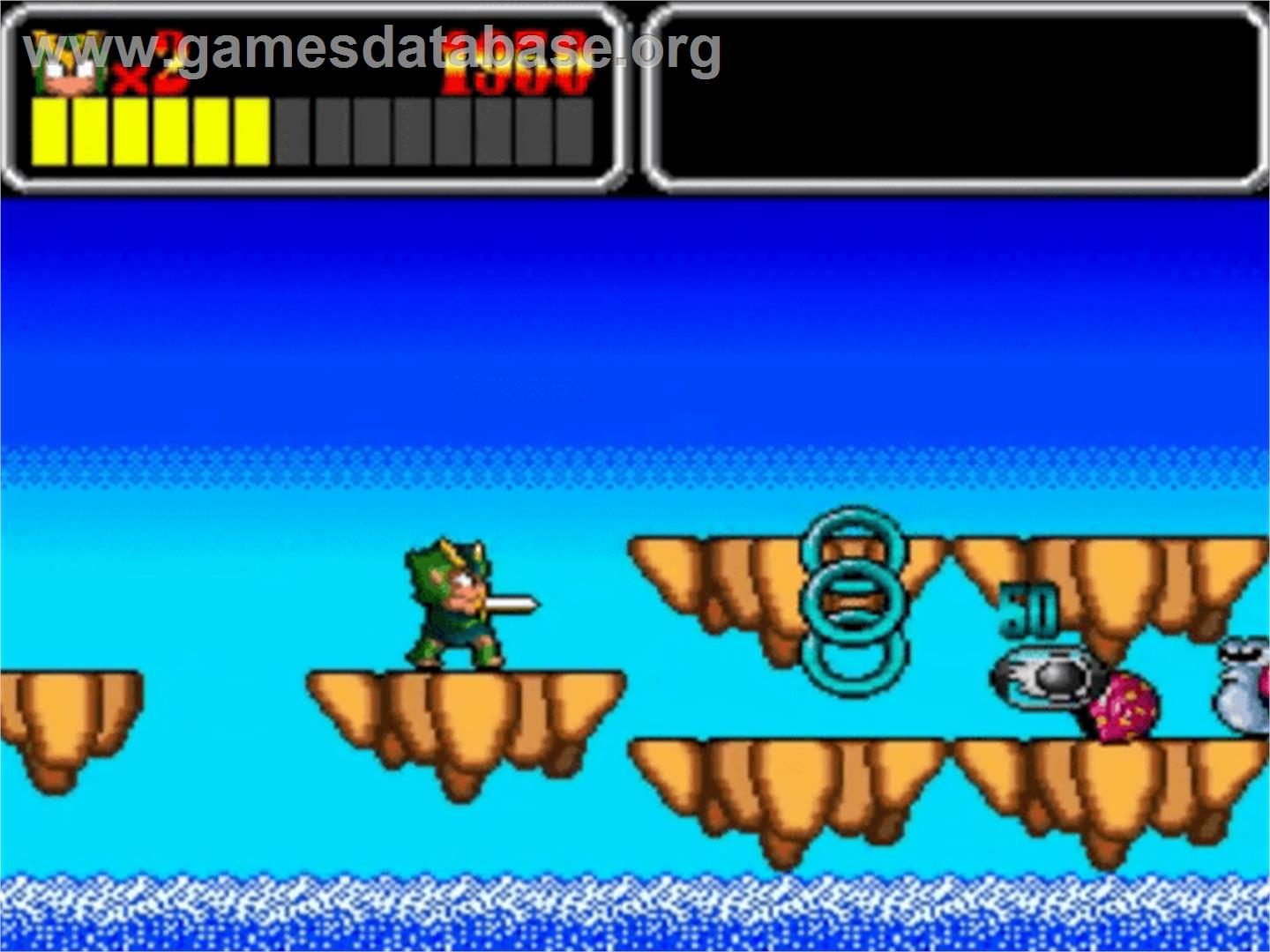 Wonder Boy III - Monster Lair - NEC TurboGrafx CD - Artwork - In Game