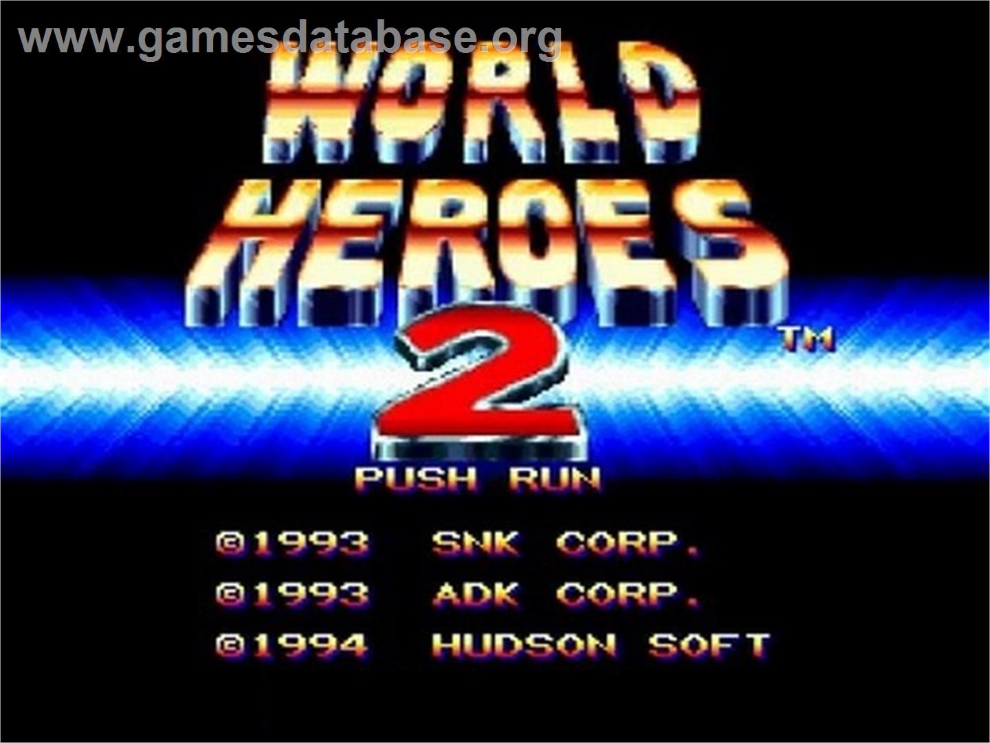World Heroes 2 - NEC TurboGrafx CD - Artwork - In Game