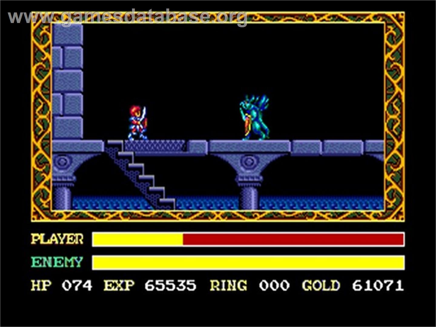 Ys 3 - Wanderers From Ys - NEC TurboGrafx CD - Artwork - In Game