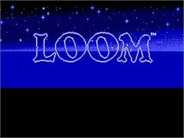 Title screen of Loom on the NEC TurboGrafx CD.