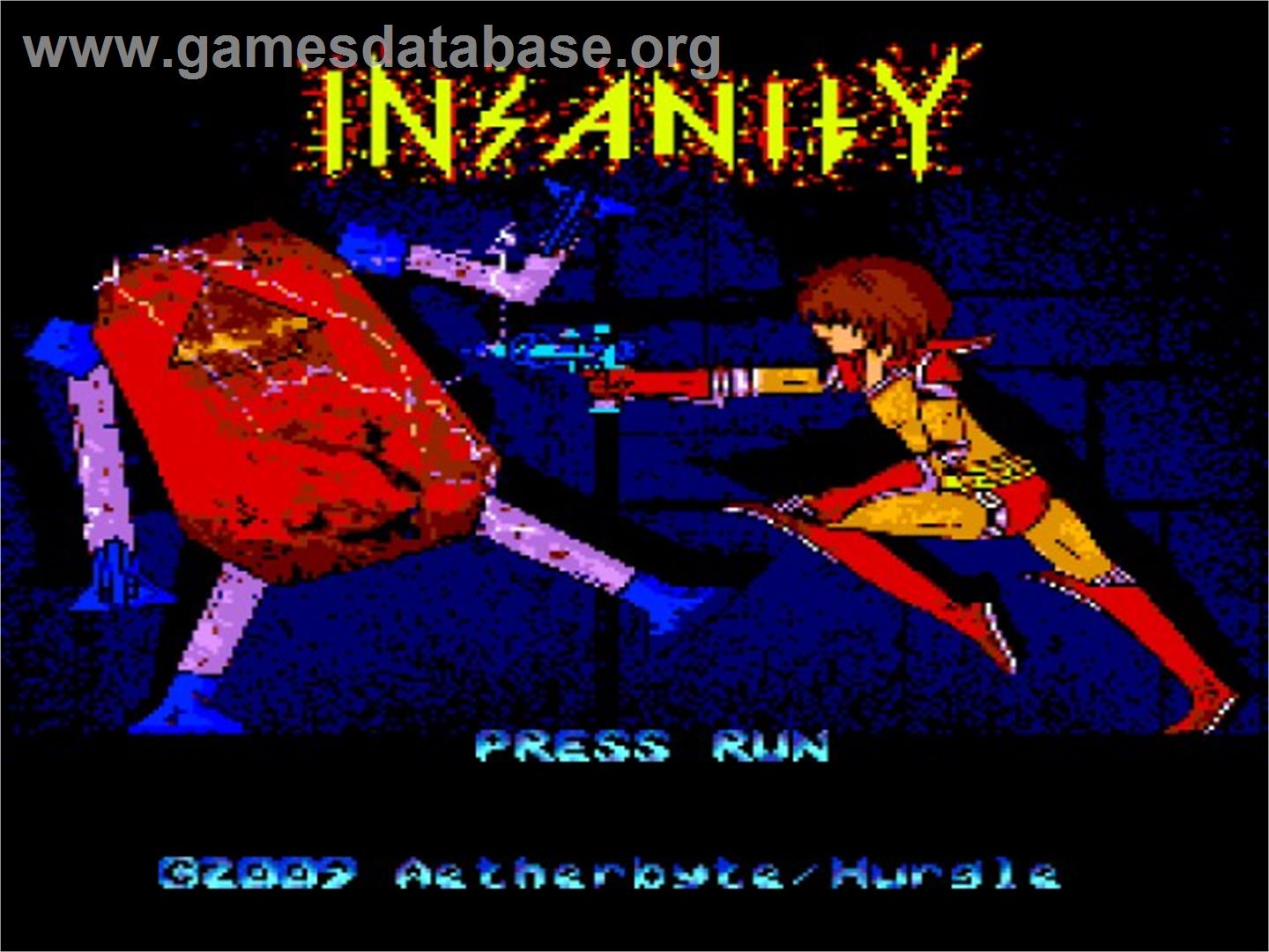 Insanity - NEC TurboGrafx CD - Artwork - Title Screen