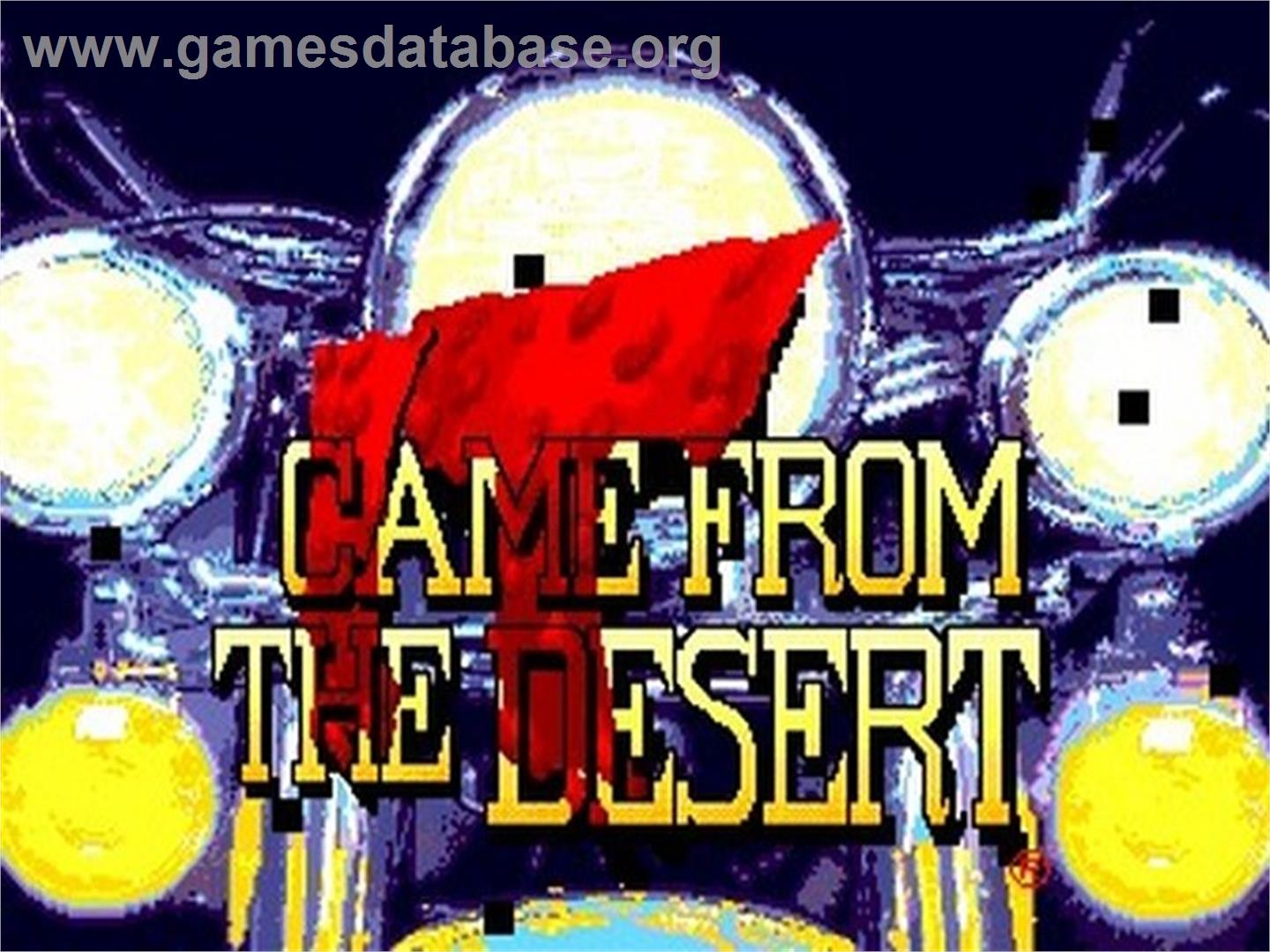 It Came From The Desert - NEC TurboGrafx CD - Artwork - Title Screen