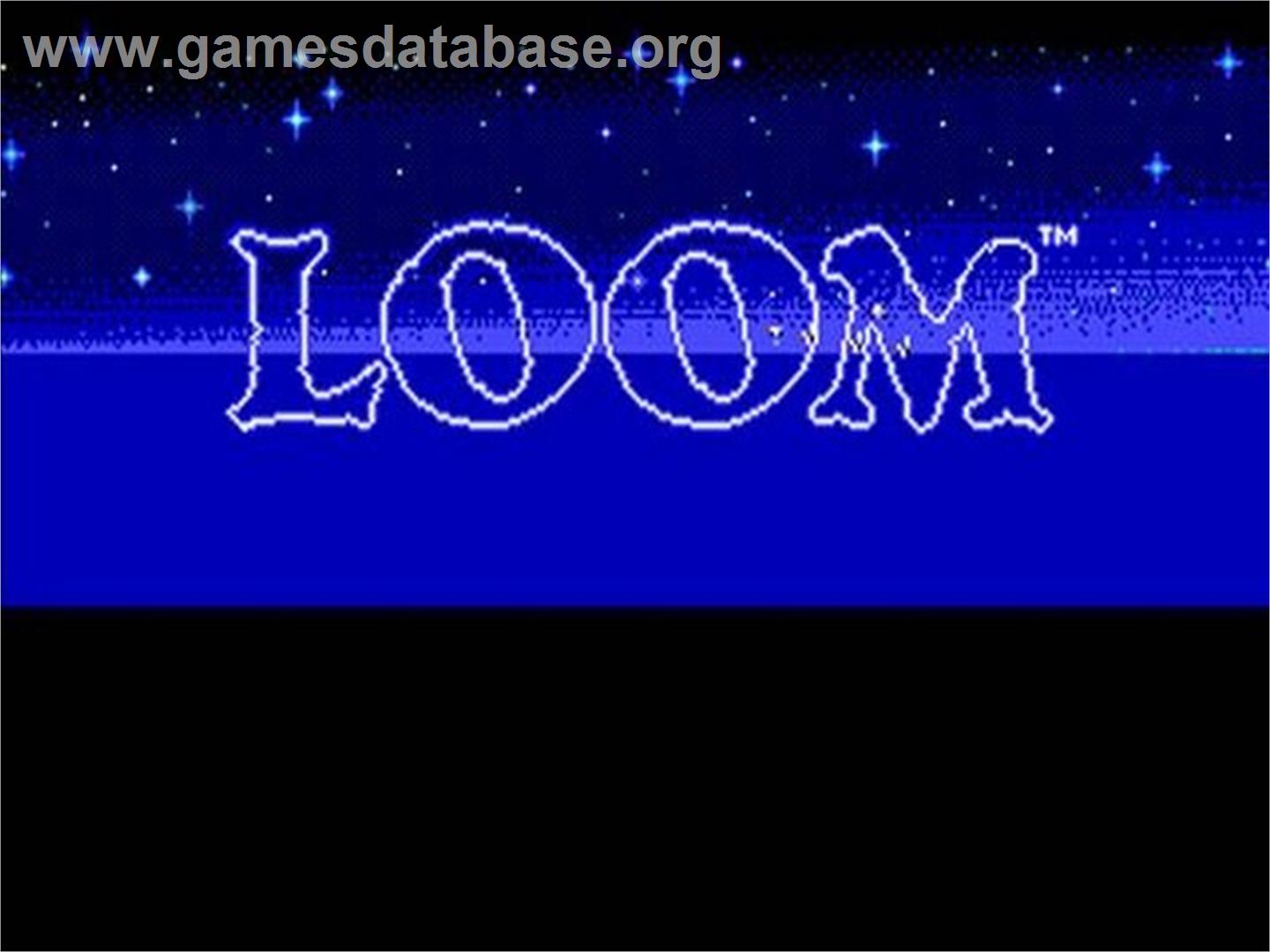 Loom - NEC TurboGrafx CD - Artwork - Title Screen