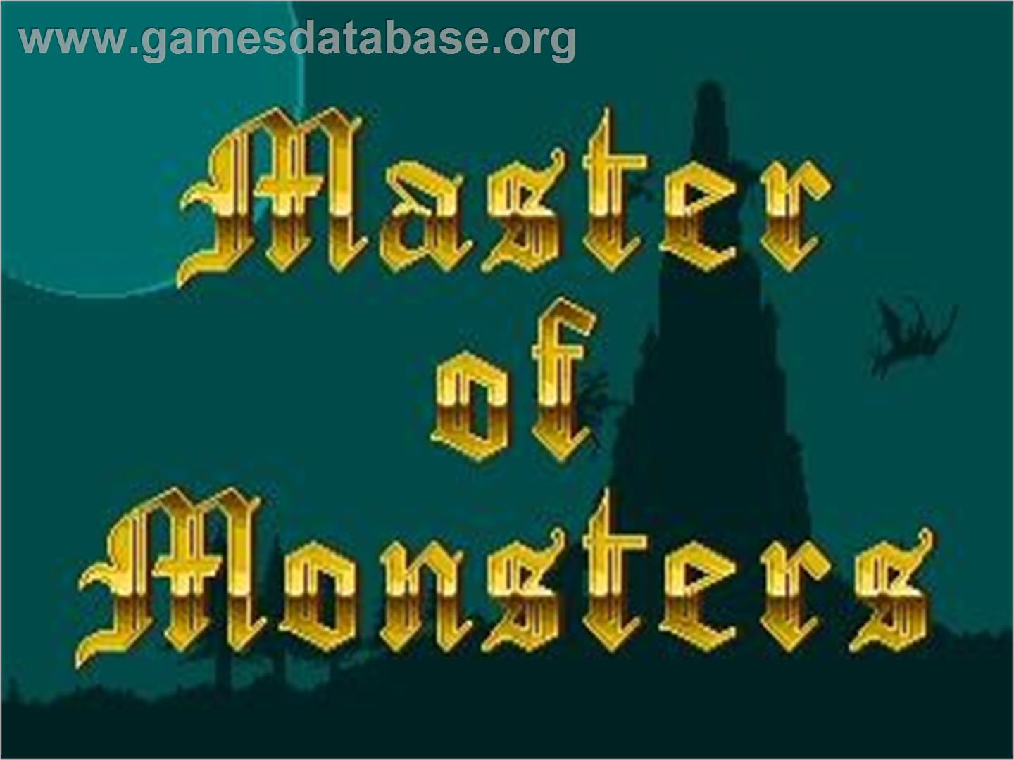 Master Of Monsters - NEC TurboGrafx CD - Artwork - Title Screen