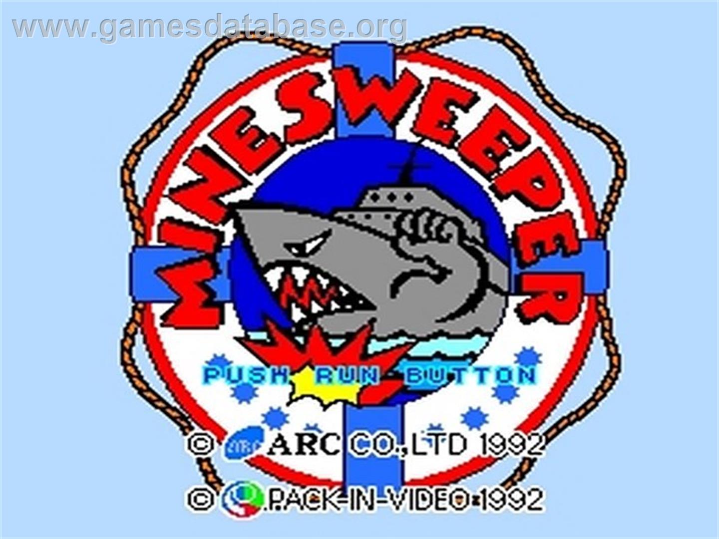 Minesweeper - NEC TurboGrafx CD - Artwork - Title Screen