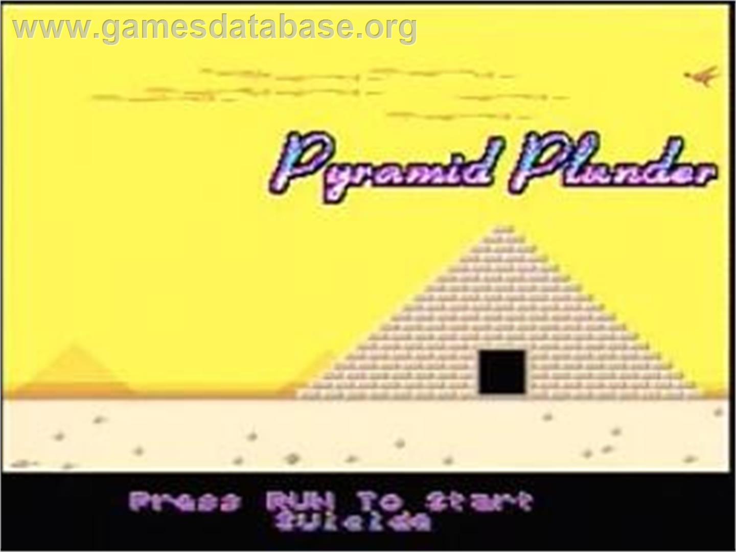 Pyramid Plunder - NEC TurboGrafx CD - Artwork - Title Screen
