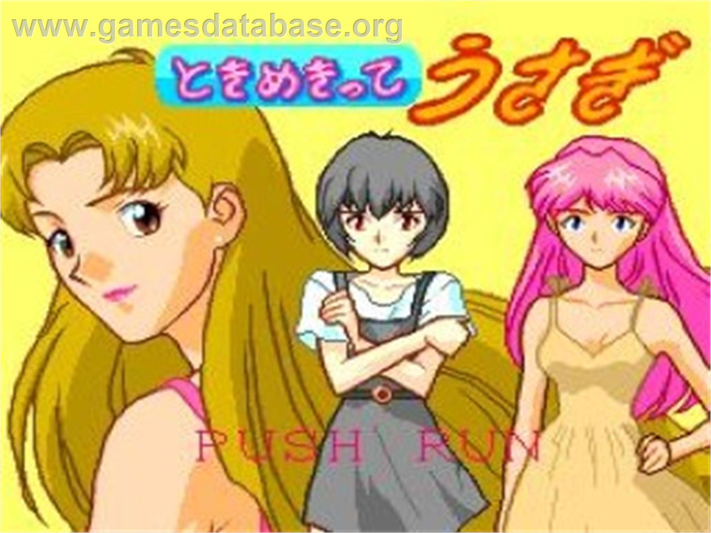 Shinsetsu Shiawase Usagi F - Yuujou Yori Mo Aiyoku - NEC TurboGrafx CD - Artwork - Title Screen