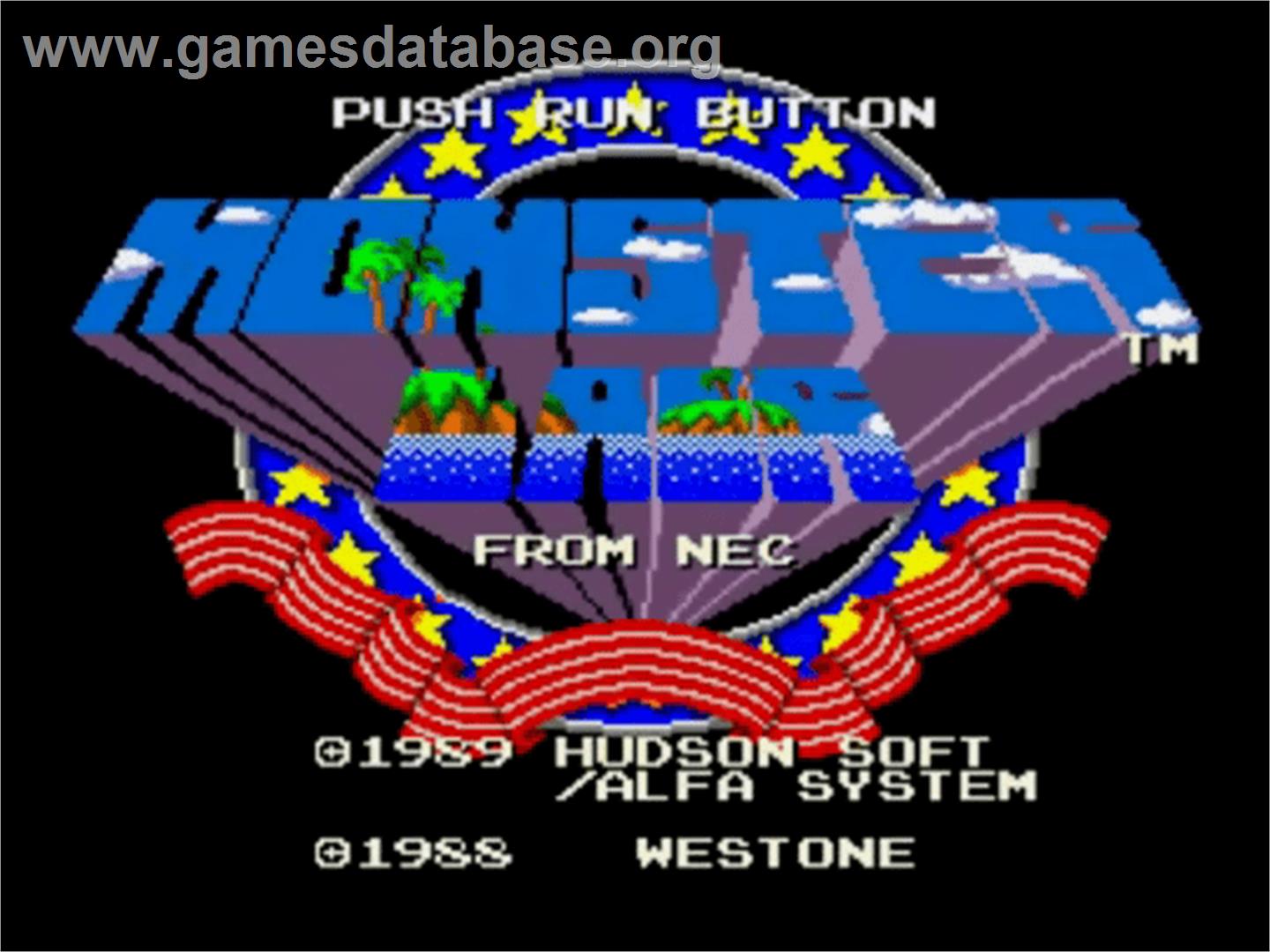 Wonder Boy III - Monster Lair - NEC TurboGrafx CD - Artwork - Title Screen