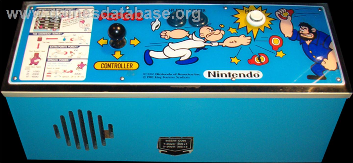 Popeye - Nintendo Arcade Systems - Artwork - Control Panel